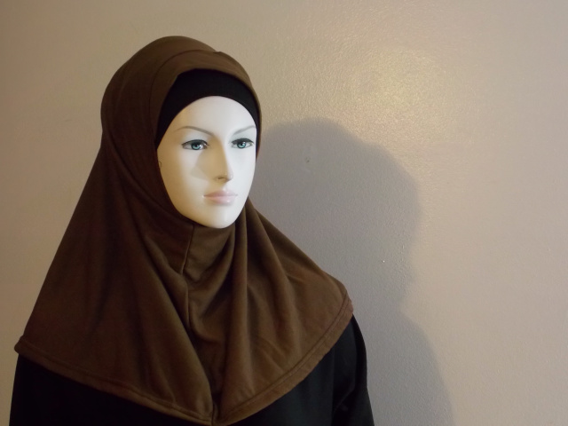 1 piece girls plain hijab 8